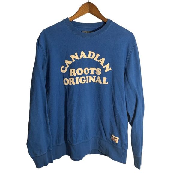 SOLD - Vintage: Roots Crewneck Sweatshirt [Cobalt Blue] 💙 - Picture 3 of 7